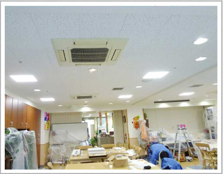 介護施設が明るく!電気代も安く!